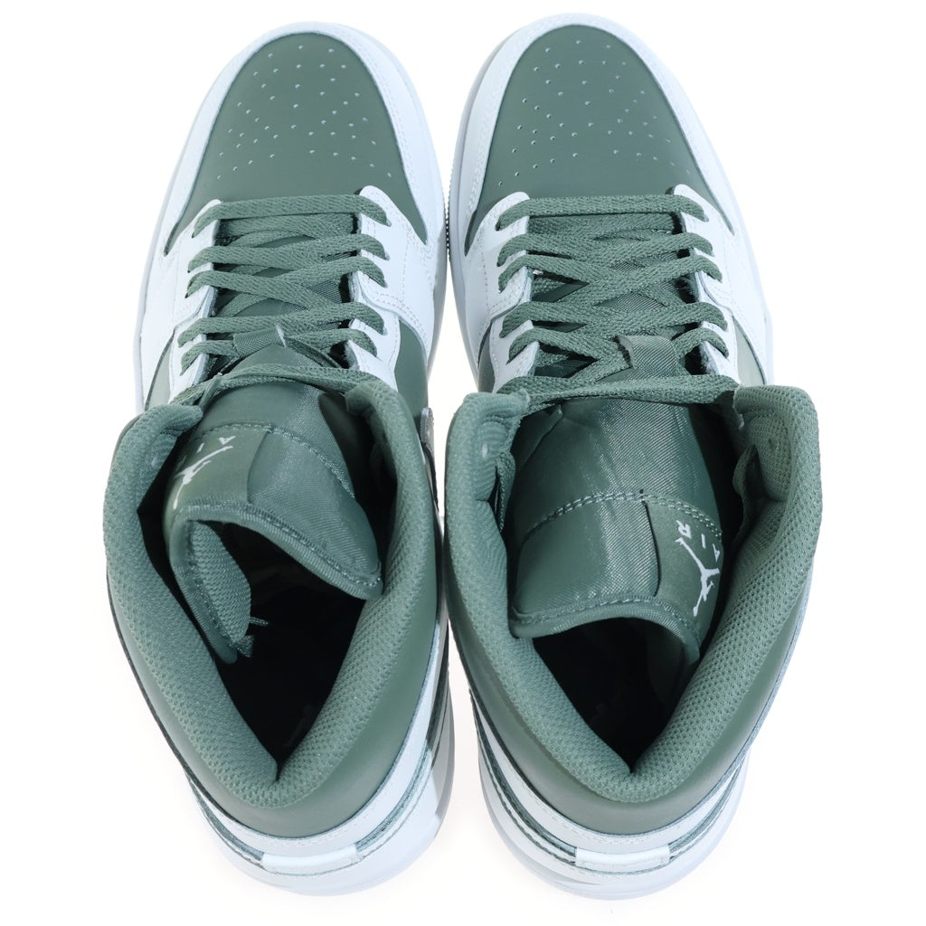 NIKE(ナイキ) Air Jordan 1 Mid Summit White Vintage エアジョーダン1 ミッド サミットホワイト ヴィンテージライケン ハイカットスニーカーシューズ US12/30cm DQ8426-107