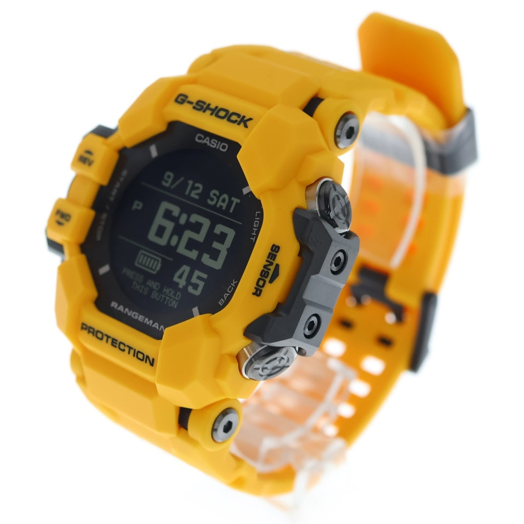 CASIO G-SHOCK(カシオ ジーショック) RANGEMAN MASTER OF G LAND GPR-H1000 光学式心拍計 ソーラーアシスト 時計 イエロー