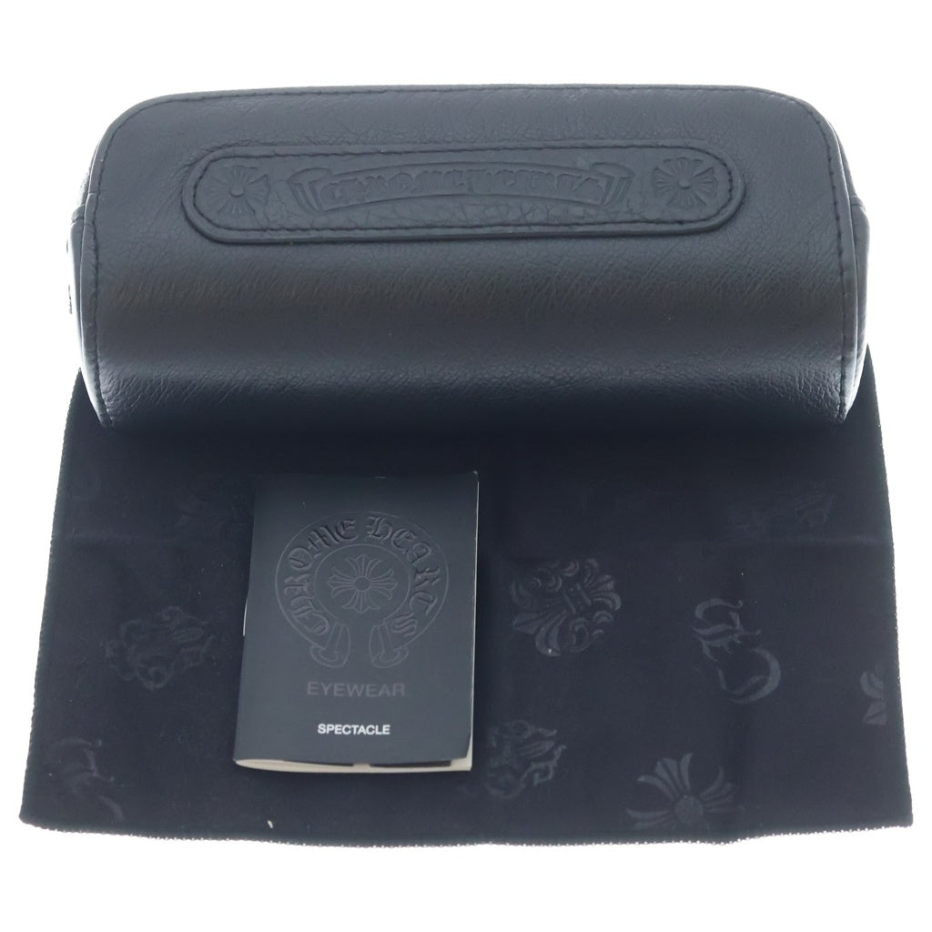 CHROME HEARTS(クロムハーツ) SPLAT-A BSフレアテンプル アイウェア サングラス メガネ ブラック/シルバー 55□17-143