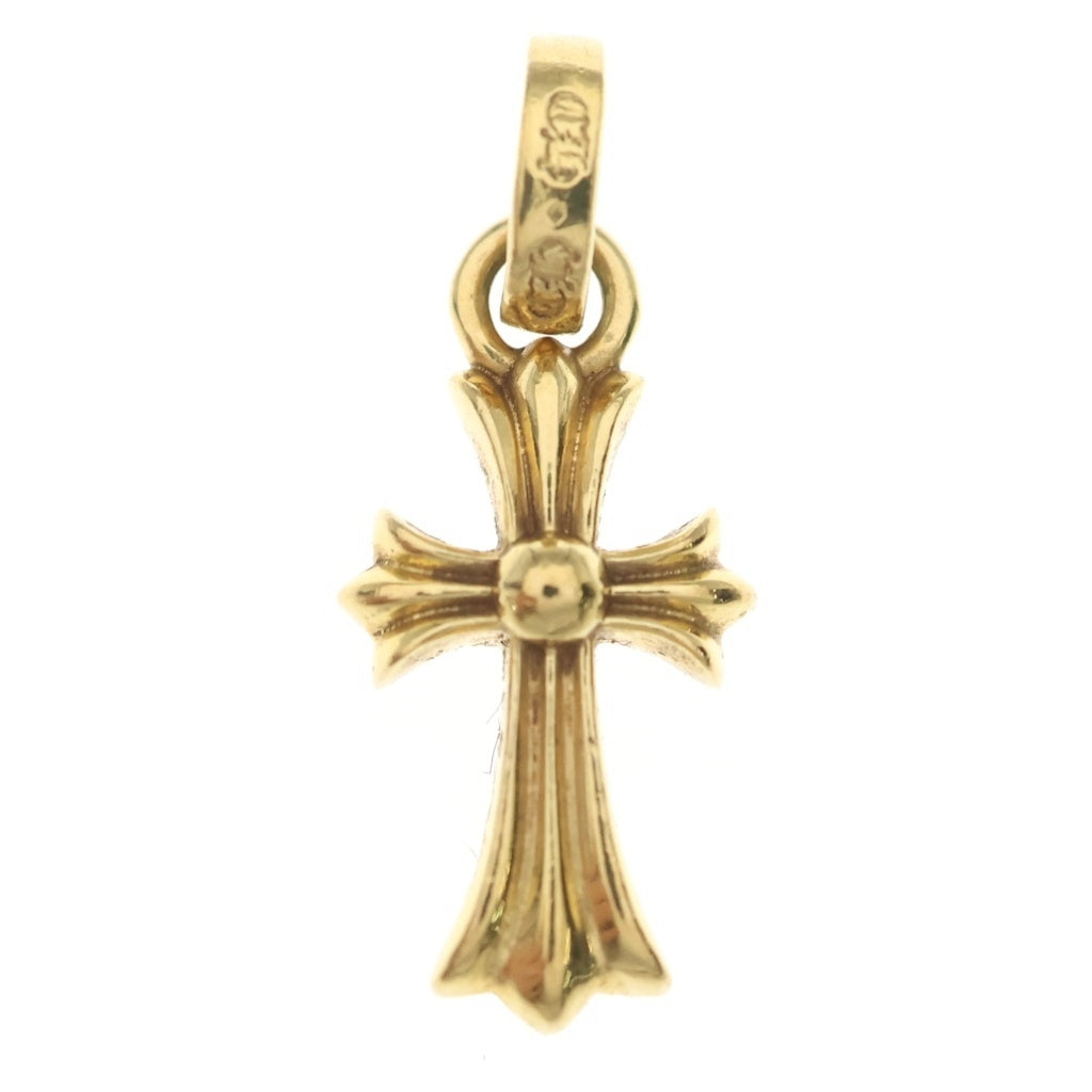CHROME HEARTS(クロムハーツ) 22K CRS BBYFAT P/DIA ベイビーファットクロス PAVEダイヤ ペンダントトップ ゴールド BCA035