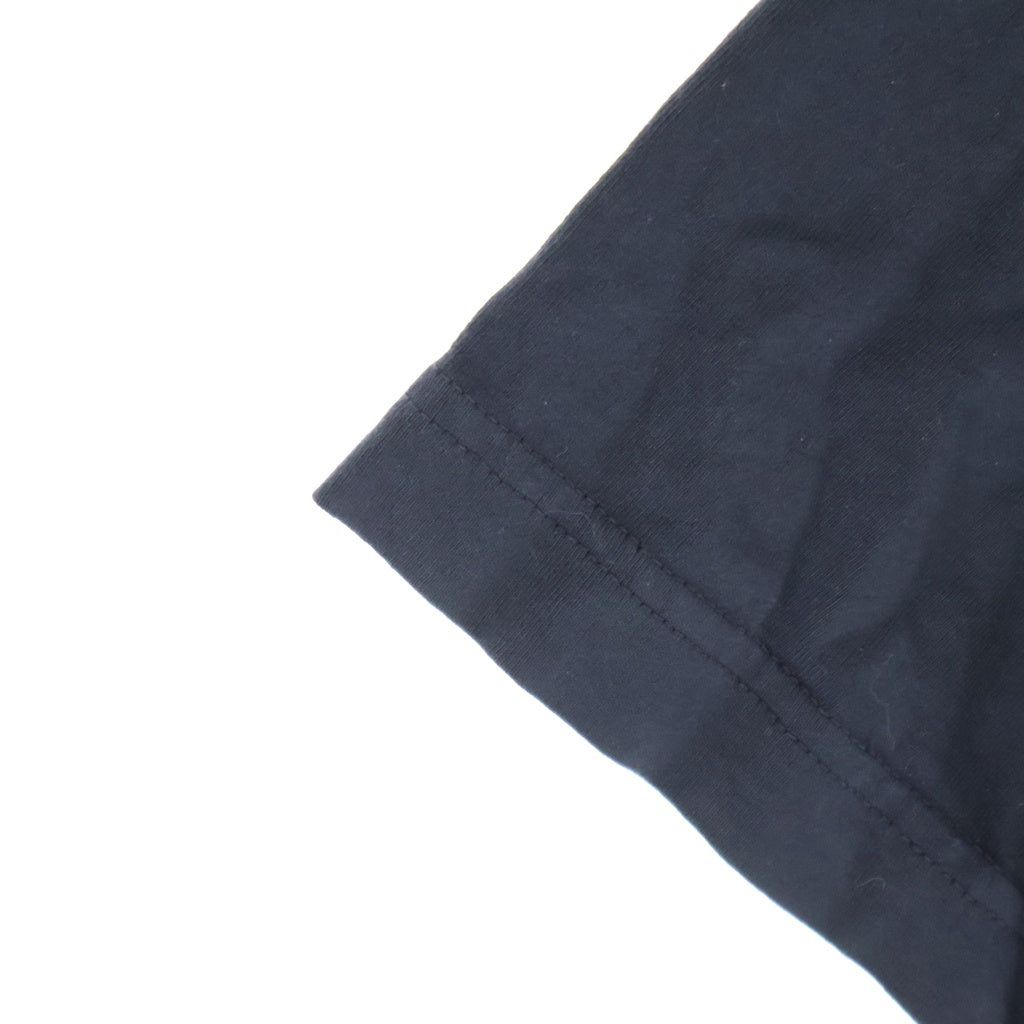 BALENCIAGA(バレンシアガ) Cursive Medium Fit T-shirt カーシヴ ミディアムフィット 半袖Tシャツ 刺繍 カットソー ブラック 764235 TTVM7