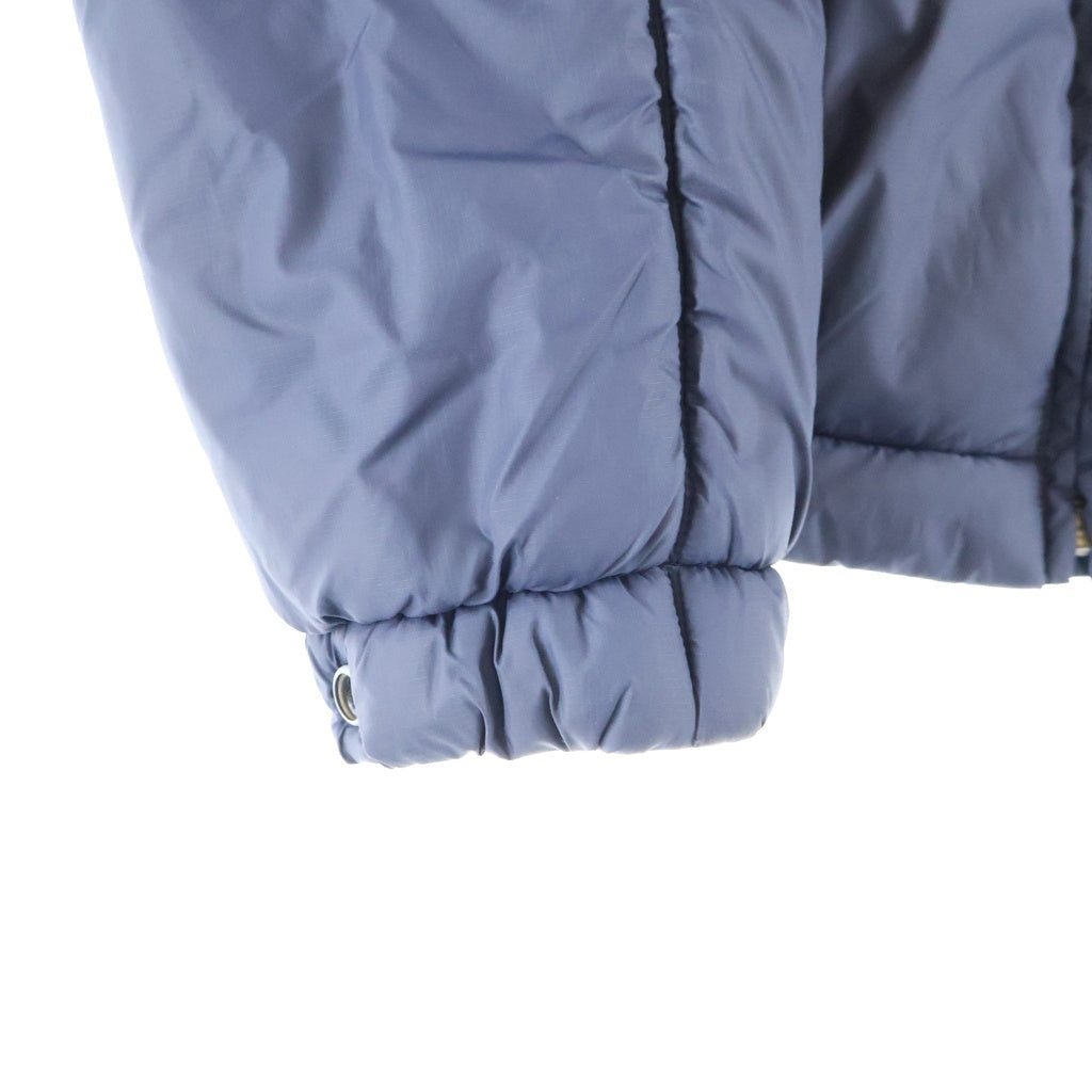 STUSSY(ステューシー) Old Shell Down Jackets オールド シェル Vステッチ ポリエステル ジップアップダウンジャケット ネイビー