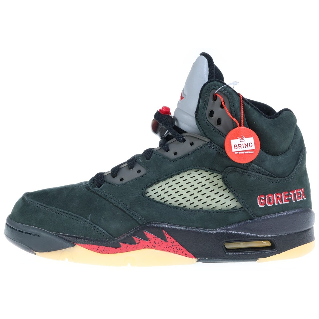 NIKE(ナイキ) WMNS AIR JORDAN 5 RETRO GORE-TEX Off-Noir ウィメンズ エアジョーダン5 ハイカットスニーカー US10/27cm DR0092-001