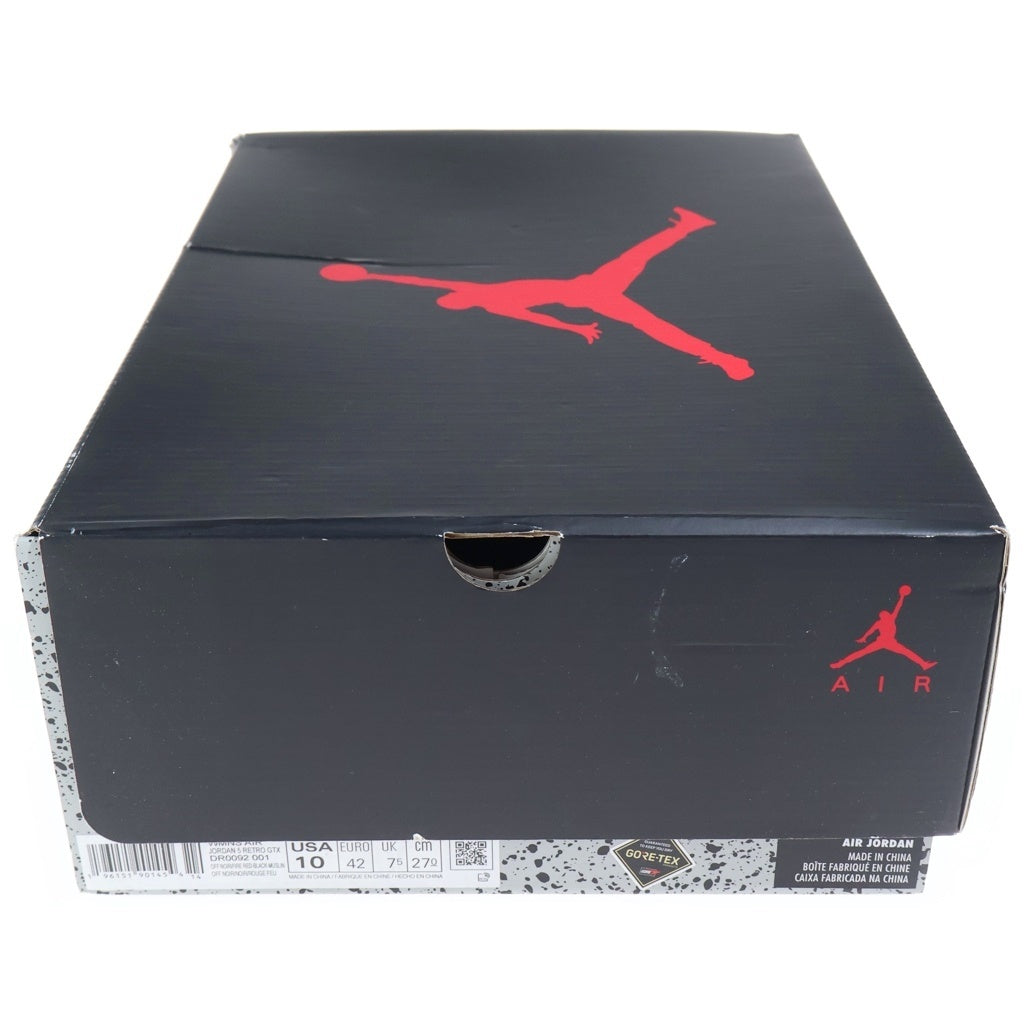 NIKE(ナイキ) WMNS AIR JORDAN 5 RETRO GORE-TEX Off-Noir ウィメンズ エアジョーダン5 ハイカットスニーカー US10/27cm DR0092-001