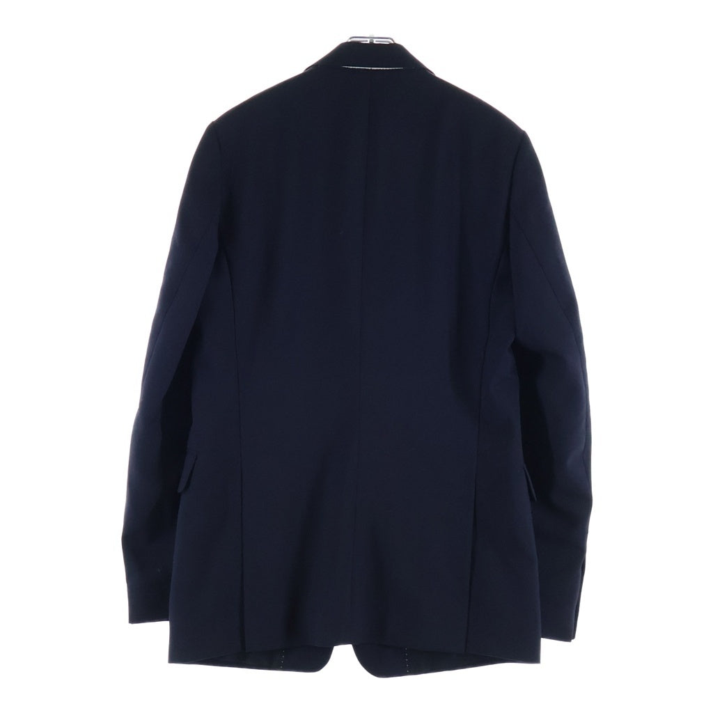 DRIES VAN NOTEN(ドリスヴァンノッテン) 2B テーラードジャケット ウールポリエステル ネイビー 73-07-94-07020