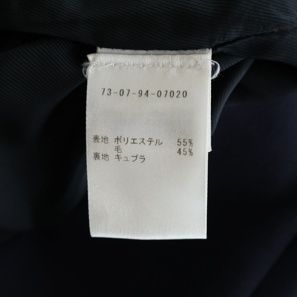 DRIES VAN NOTEN(ドリスヴァンノッテン) 2B テーラードジャケット ウールポリエステル ネイビー 73-07-94-07020