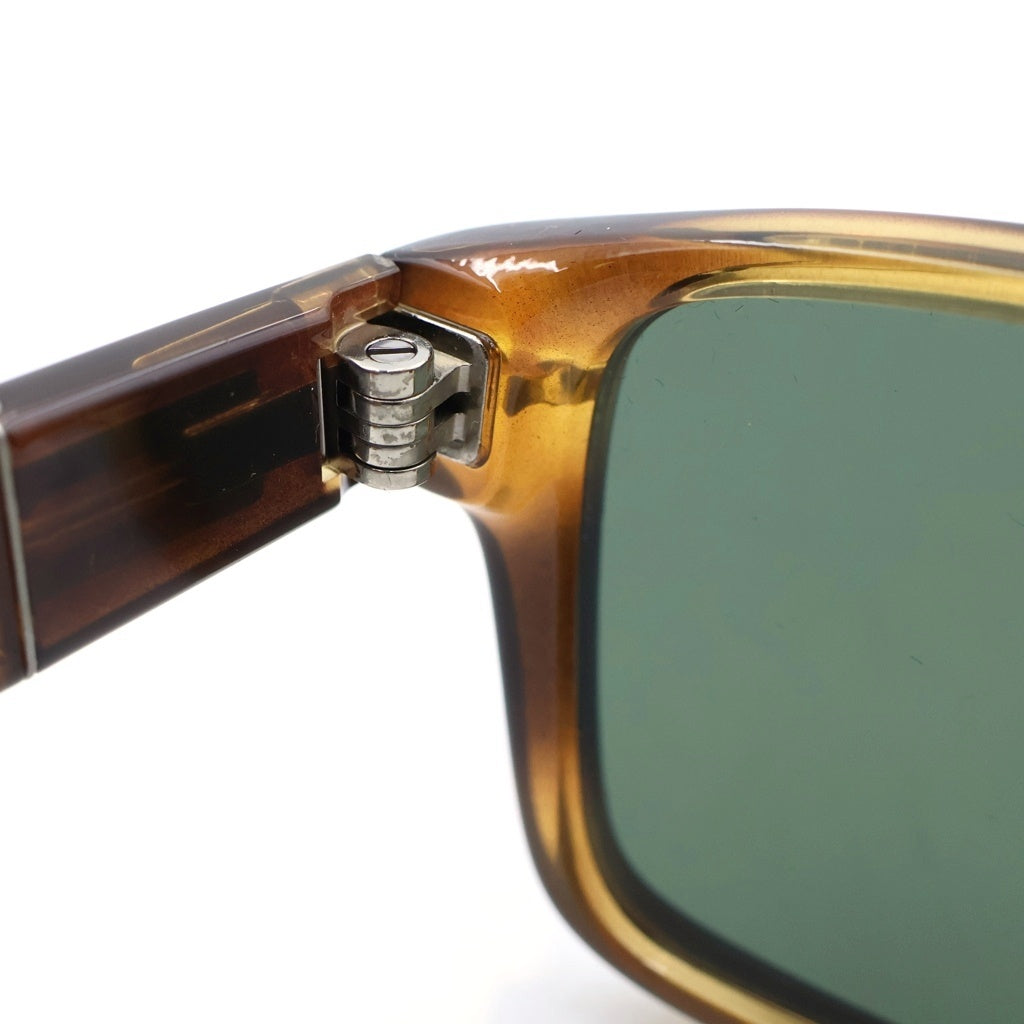 Persol(ペルソール) 柄 スクエア型カラーサングラス ブラウン 3154-S