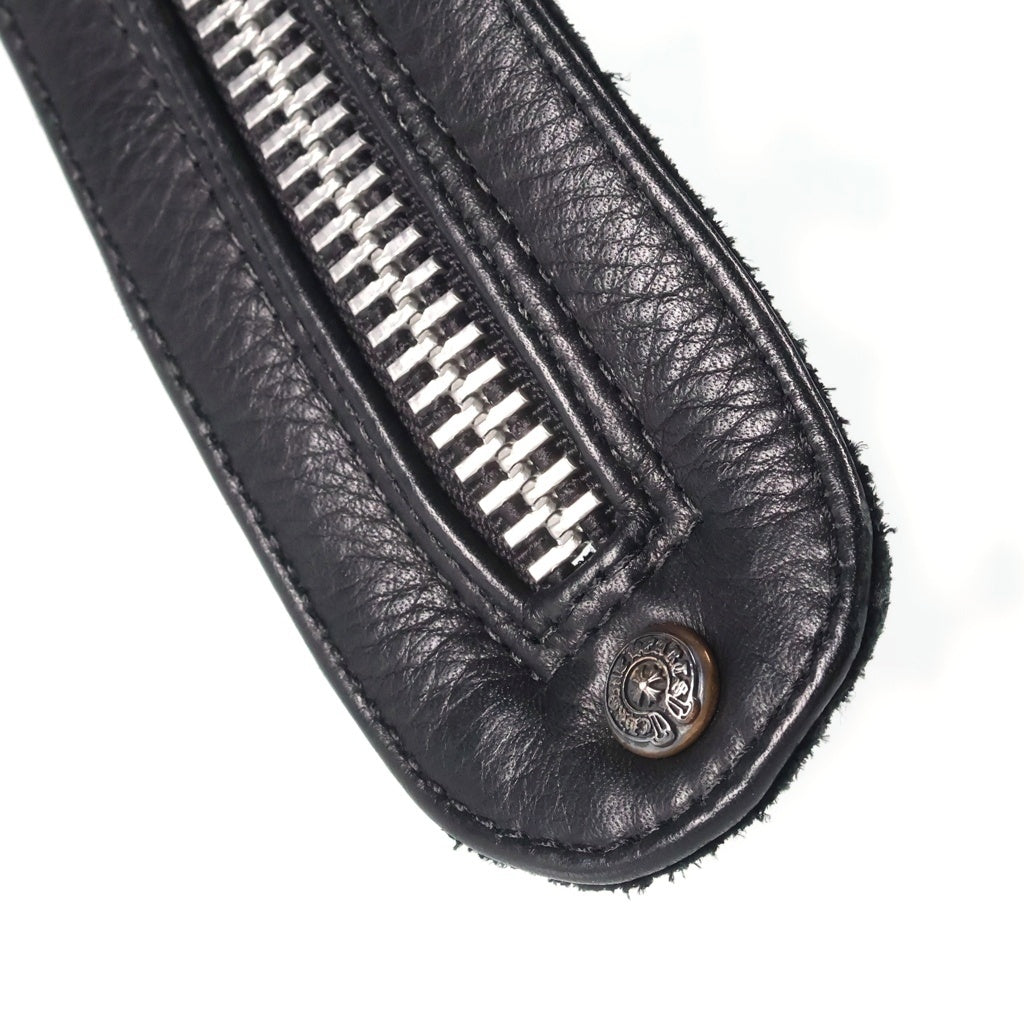 CHROME HEARTS(クロムハーツ) LERO レロ フレアニー クロスパッチ付き ワンショルダーバッグ ブラック レディース