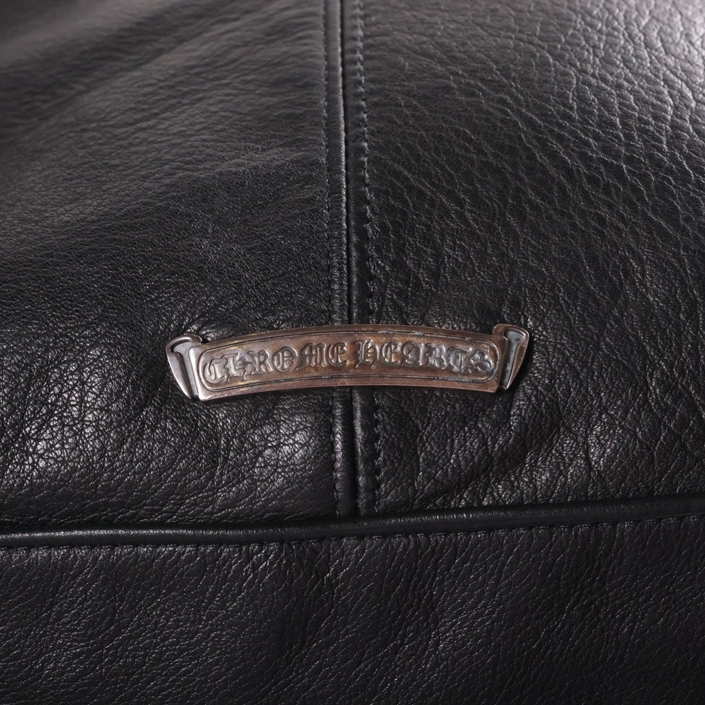 CHROME HEARTS(クロムハーツ) LERO レロ フレアニー クロスパッチ付き ワンショルダーバッグ ブラック レディース
