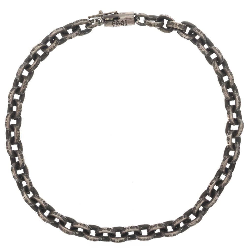 CHROME HEARTS(クロムハーツ) PAPER CHAIN ペーパーチェーン ブレスレット シルバー BCA178