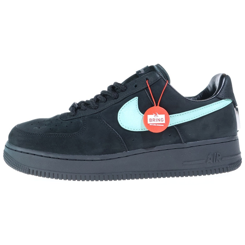 NIKE(ナイキ) ×TIFFANY&CO AIR FORCE 1 LOW 1837 BLACK ティファニー エアフォース1 ローカットスニーカー ブラック US10.5/28.5cm DZ1382-001