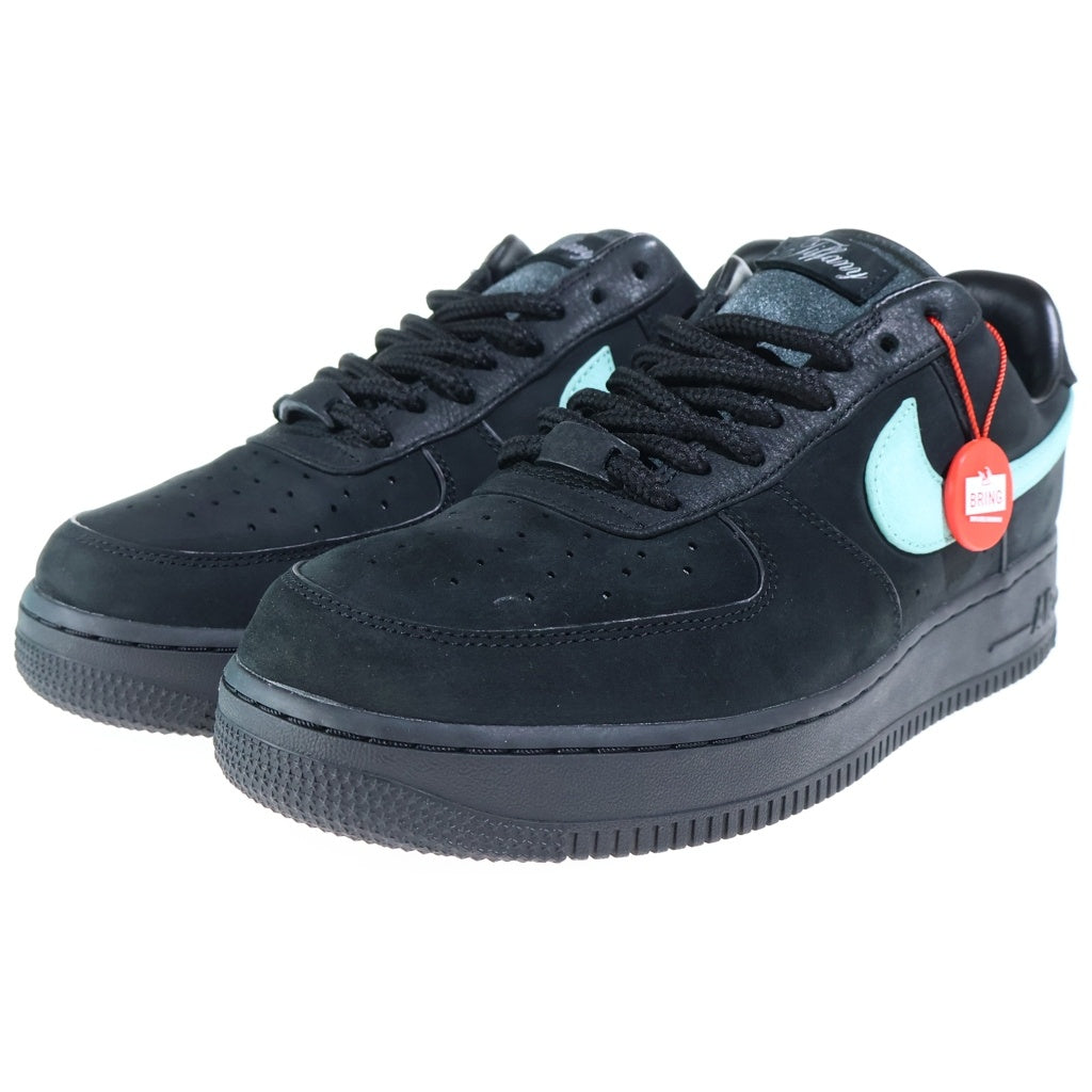 NIKE(ナイキ) ×TIFFANY&CO AIR FORCE 1 LOW 1837 BLACK ティファニー エアフォース1 ローカットスニーカー ブラック US10.5/28.5cm DZ1382-001