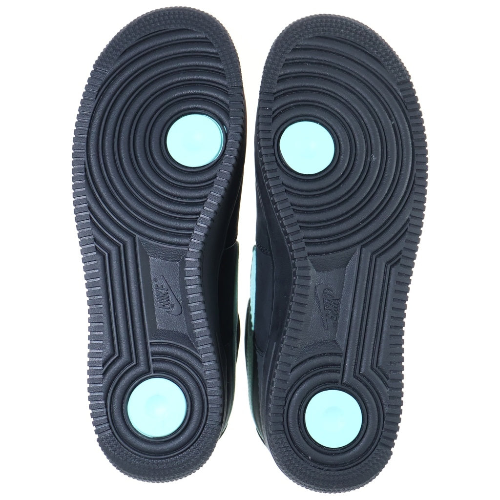NIKE(ナイキ) ×TIFFANY&CO AIR FORCE 1 LOW 1837 BLACK ティファニー エアフォース1 ローカットスニーカー ブラック US10.5/28.5cm DZ1382-001