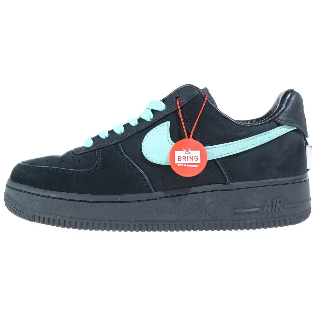NIKE(ナイキ) ×TIFFANY&CO AIR FORCE 1 LOW 1837 BLACK ティファニー エアフォース1 ローカットスニーカー ブラック US6.5/24.5cm DZ1382-001