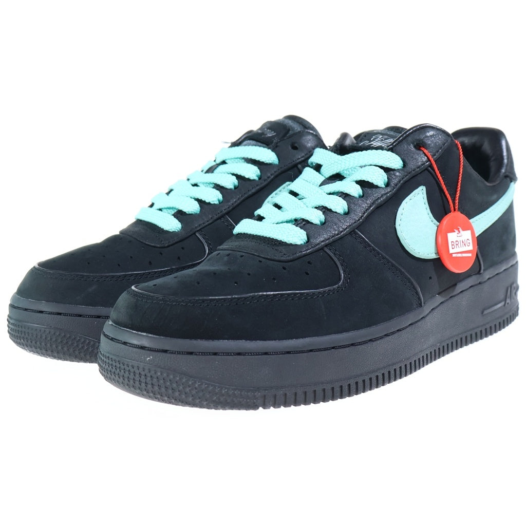 NIKE(ナイキ) ×TIFFANY&CO AIR FORCE 1 LOW 1837 BLACK ティファニー エアフォース1 ローカットスニーカー ブラック US6.5/24.5cm DZ1382-001