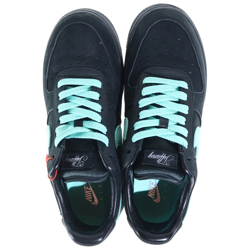 NIKE(ナイキ) ×TIFFANY&CO AIR FORCE 1 LOW 1837 BLACK ティファニー エアフォース1 ローカットスニーカー ブラック US6.5/24.5cm DZ1382-001