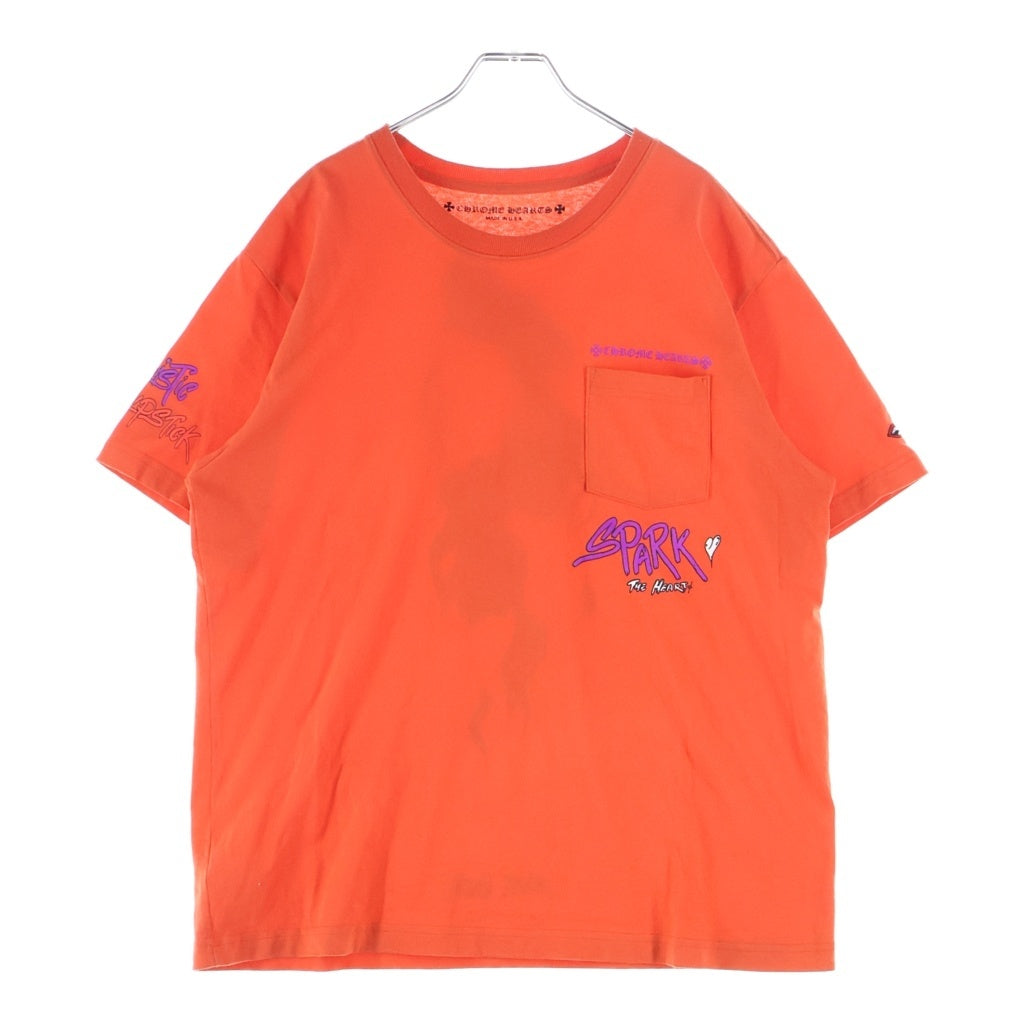 CHROME HEARTS(クロムハーツ) PRO U S/S TEE ORANGE MATTY BOY マッティボーイチョンパープリテンス ショートスリーブ 半袖Tシャツ バーミリオン オレンジ