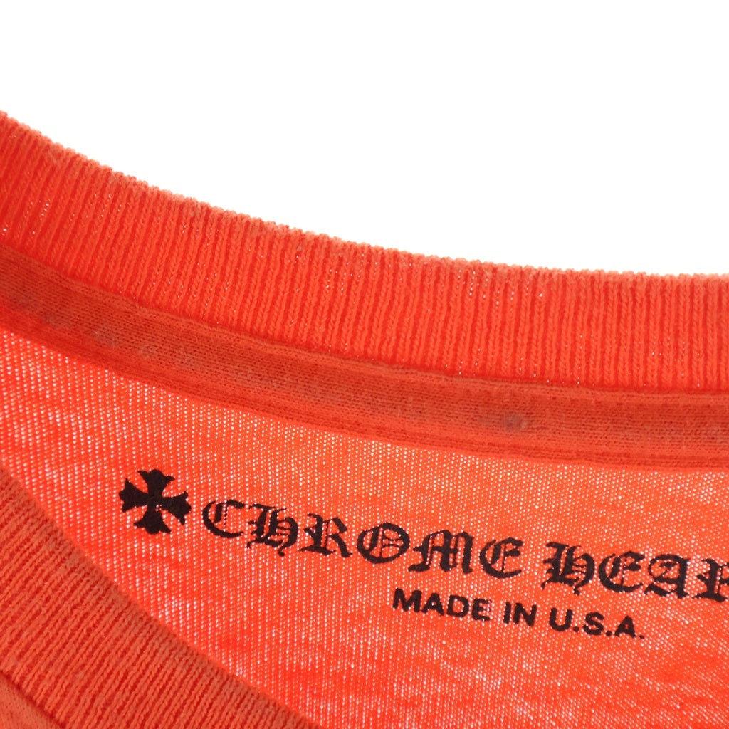 CHROME HEARTS(クロムハーツ) PRO U S/S TEE ORANGE MATTY BOY マッティボーイチョンパープリテンス ショートスリーブ 半袖Tシャツ バーミリオン オレンジ