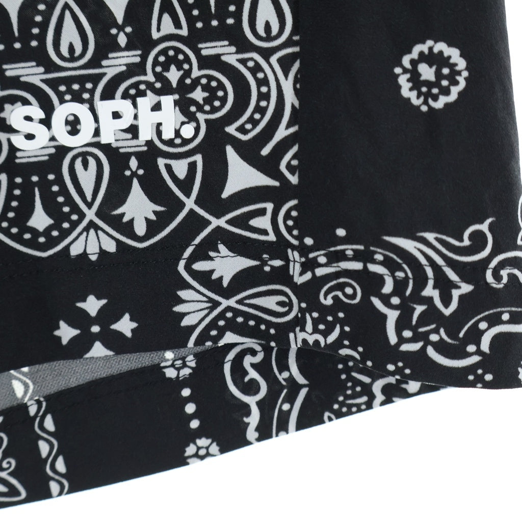 F.C.R.B./F.C.Real Bristol/FCRB(エフシーアールビー/エフシーレアルブリストル) 22AW BANDANA COMFORTABLE SHORTS バンダナ柄コンフォートショーツ ブラック FCRB-222116