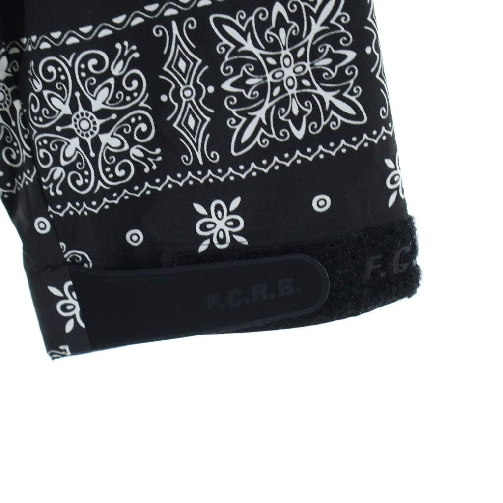 F.C.R.B./F.C.Real Bristol/FCRB(エフシーアールビー/エフシーレアルブリストル) 22AW BANDANA TRAINING JACKET バンダナ柄 トレーニング ジップアップ ジャケット ブラック CRB-222115