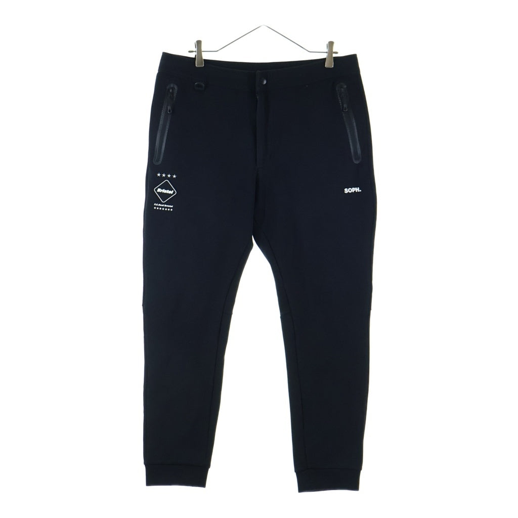 F.C.R.B./F.C.Real Bristol/FCRB(エフシーアールビー/エフシーレアルブリストル) TECH SWEAT TRAINING PANTS テック スウェット トレーニング トラック パンツ ブラック FCRB-220045