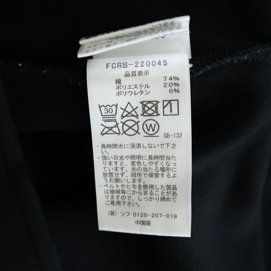 F.C.R.B./F.C.Real Bristol/FCRB(エフシーアールビー/エフシーレアルブリストル) TECH SWEAT TRAINING PANTS テック スウェット トレーニング トラック パンツ ブラック FCRB-220045
