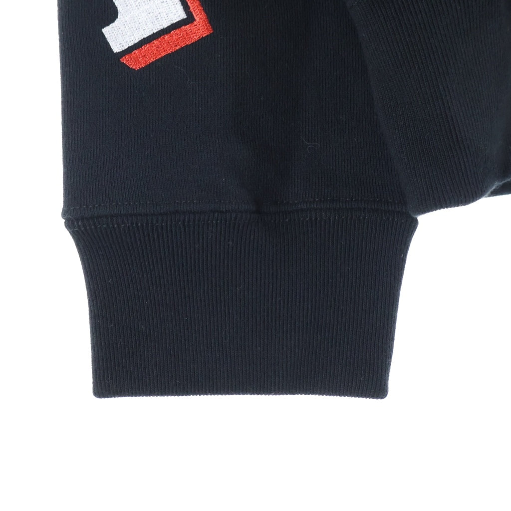 F.C.R.B.(エフシーアールビー) ×MLB TOUR ALL TEAM SWEAT HOODIE ツアー オールチーム スウェットフーディー 刺繍プルオーバーパーカー ブラック FCRB-212018