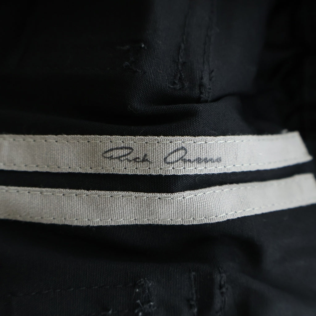 Rick Owens(リックオウエンス) 26SS RICK'S PODS SHORTS リックズ ポッズ レザー サルエル ショートパンツ ハーフパンツ ショーツ ブラック RU01F2384-TE