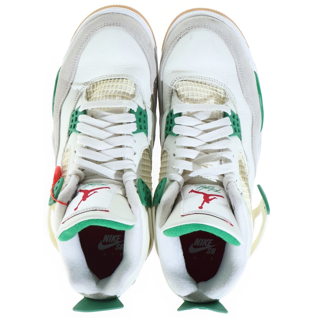 NIKE(ナイキ) AIR JORDAN 4 RETRO SP PINE GREEN エアジョーダン4 レトロ パイングリーン ハイカットスニーカー ホワイト/グリーン US8/26cm DR5415-103