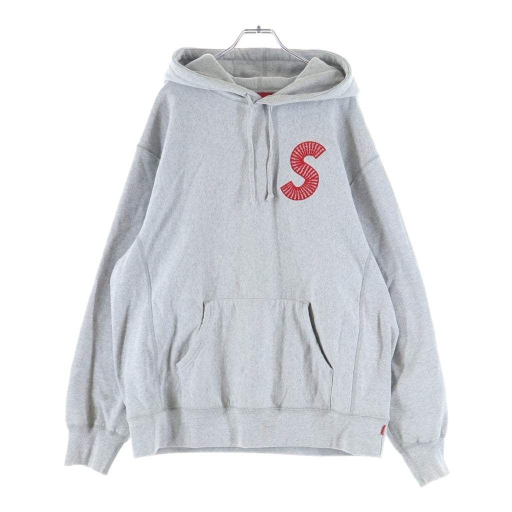 SUPREME(シュプリーム) 20AW S Logo Hooded Sweatshirt Sロゴ スウェットプルオーバーパーカー グレー