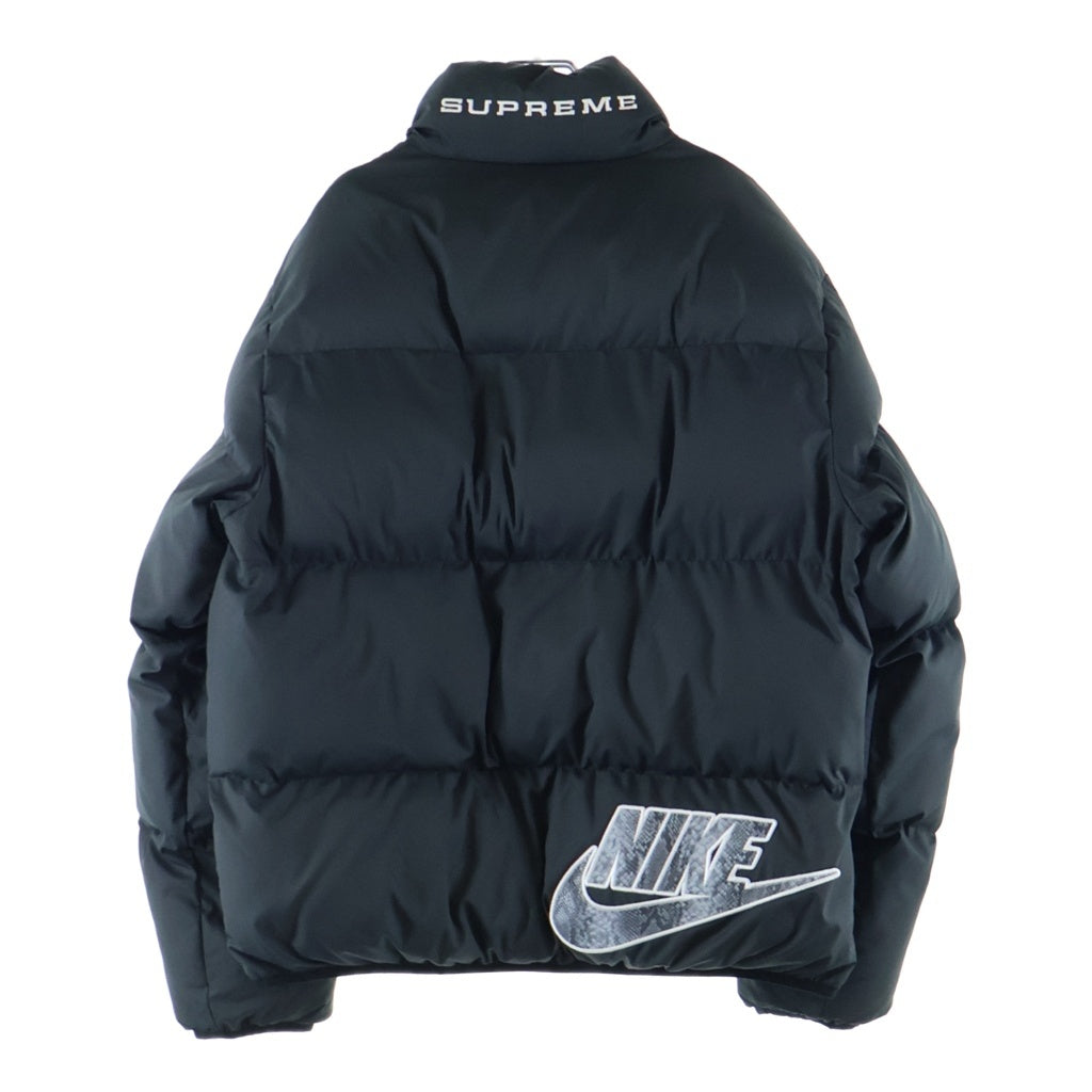 SUPREME(シュプリーム) 21SS × NIKE Reversible Puffy Jack ナイキ リバーシブル パフィー ジップアップ ダウンジャケット ブラック DB0494-010