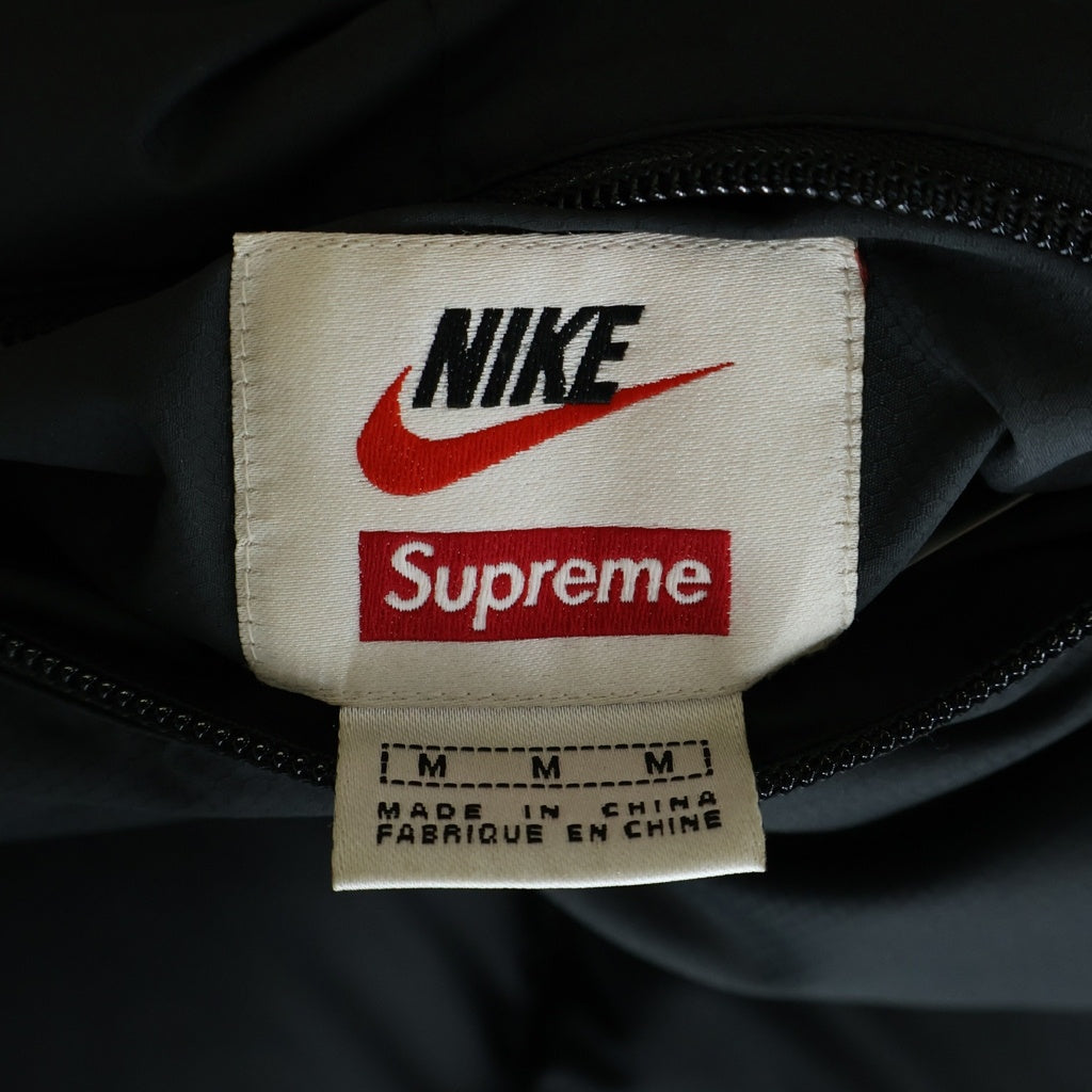 SUPREME(シュプリーム) 21SS × NIKE Reversible Puffy Jack ナイキ リバーシブル パフィー ジップアップ ダウンジャケット ブラック DB0494-010
