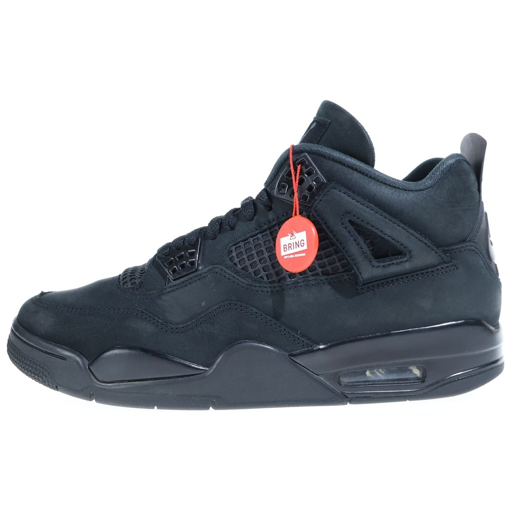 NIKE(ナイキ) AIR JORDAN 4 BLACK CAT エアジョーダン4 ブラックキャット ハイカットスニーカー ブラック US10.5/28.5cm FV5029‐010