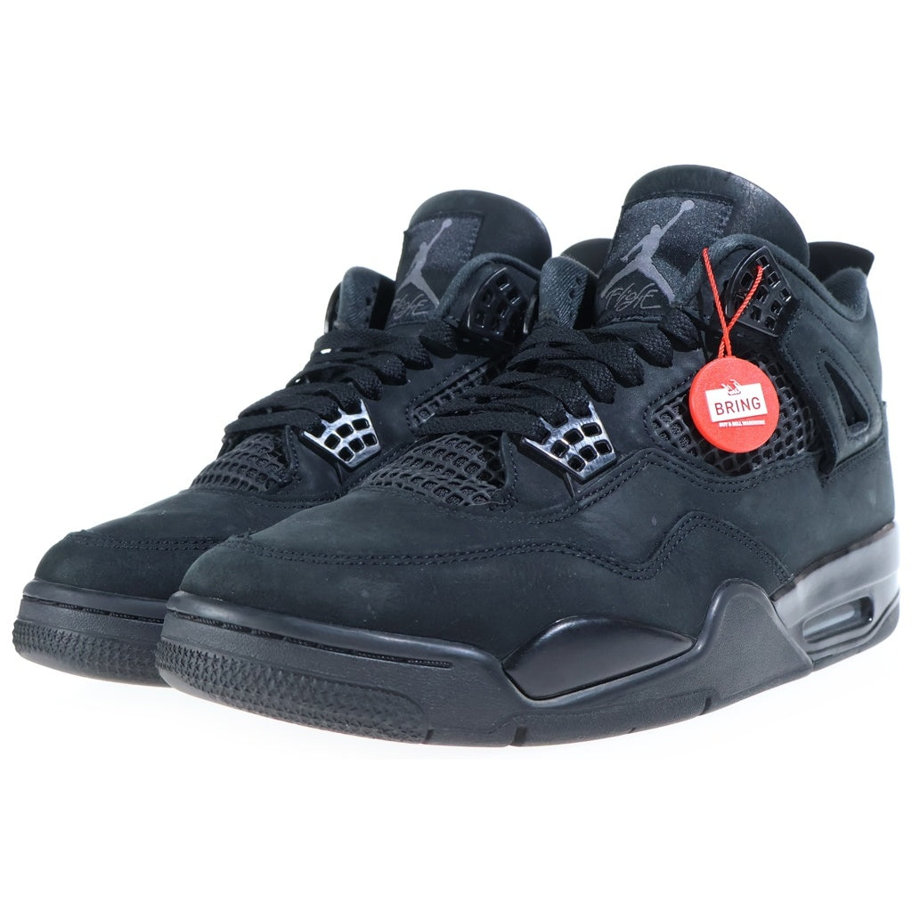 NIKE(ナイキ) AIR JORDAN 4 BLACK CAT エアジョーダン4 ブラックキャット ハイカットスニーカー ブラック US10.5/28.5cm FV5029‐010