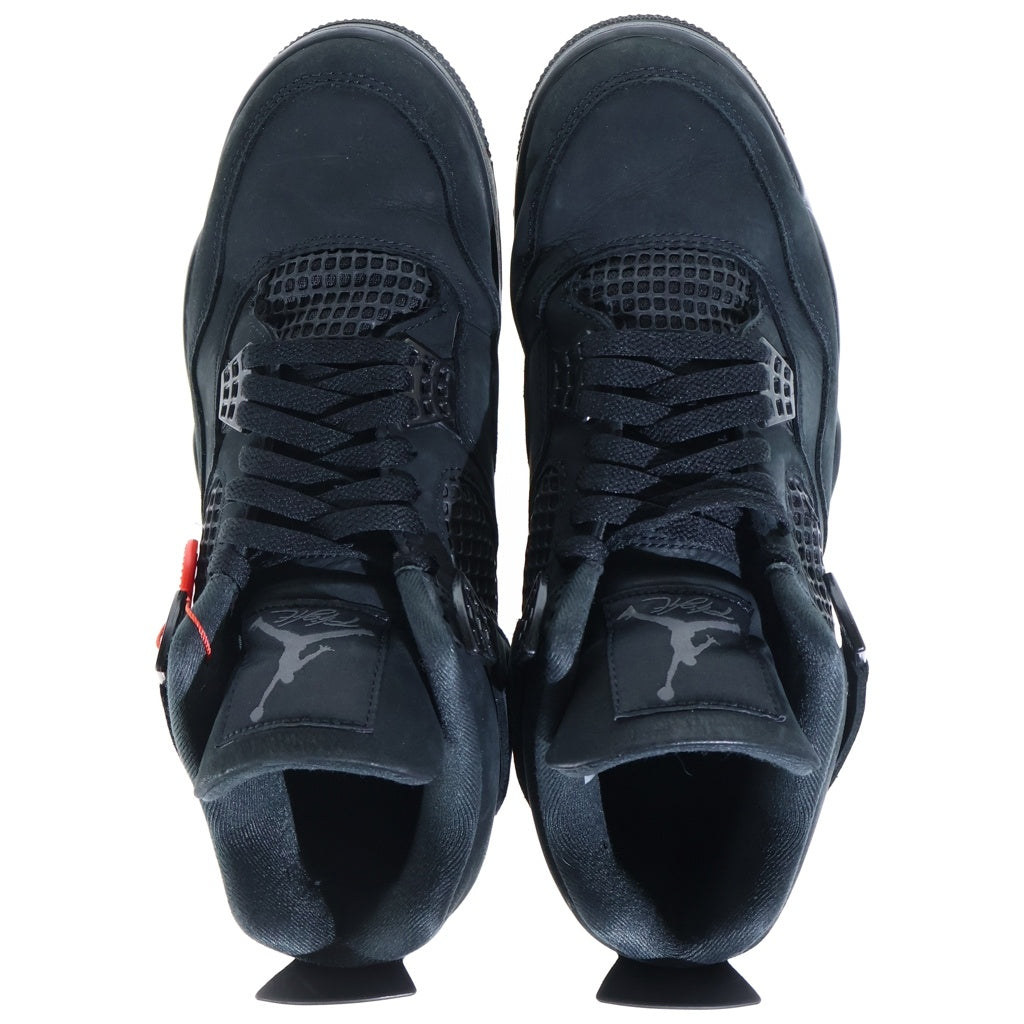 NIKE(ナイキ) AIR JORDAN 4 BLACK CAT エアジョーダン4 ブラックキャット ハイカットスニーカー ブラック US10.5/28.5cm FV5029‐010