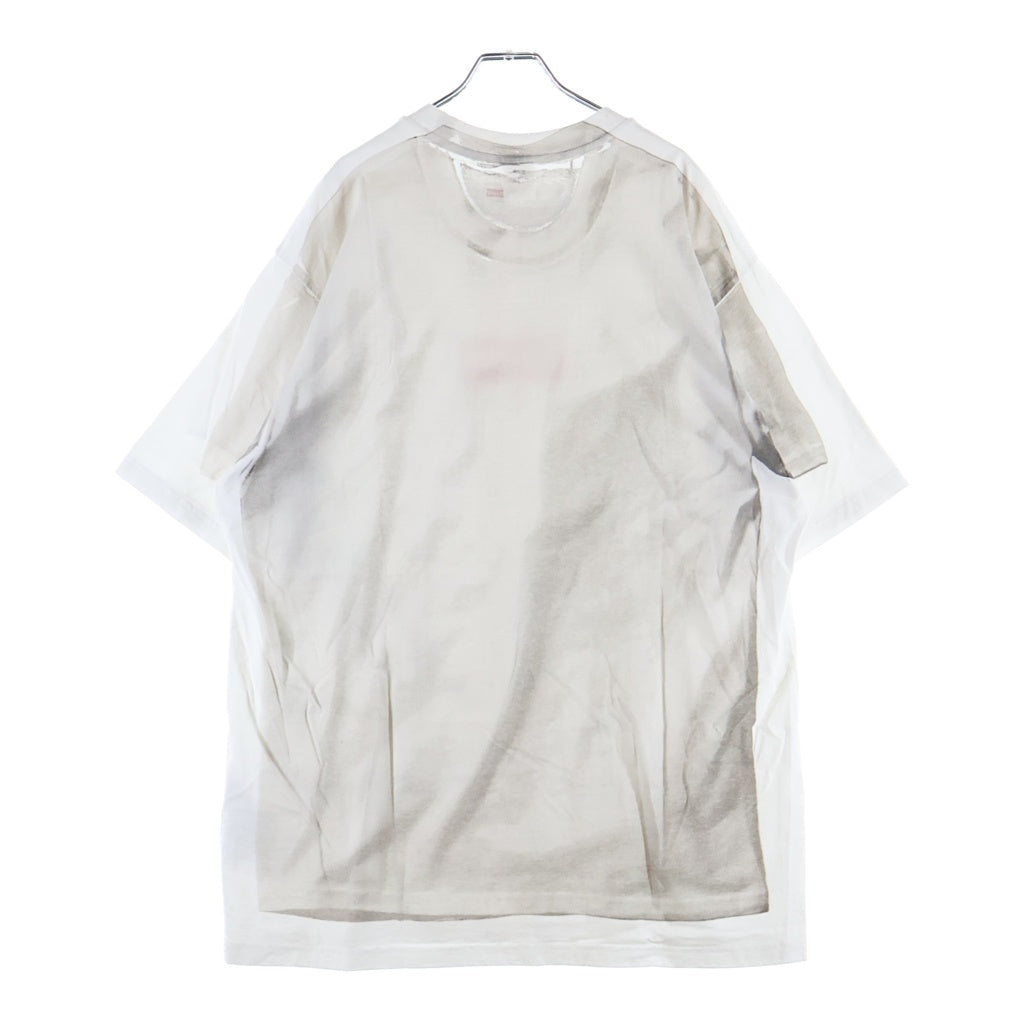 SUPREME(シュプリーム) 24SS ×MM6 Maison Margieria Box Logo Tee メゾンマルジェラ ボックスロゴ クルーネック半袖Tシャツ カットソー ホワイト