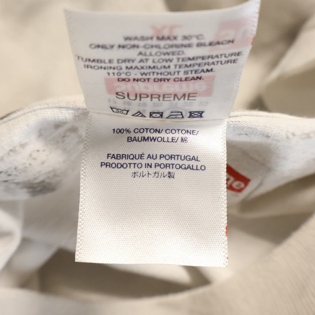 SUPREME(シュプリーム) 24SS ×MM6 Maison Margieria Box Logo Tee メゾンマルジェラ ボックスロゴ クルーネック半袖Tシャツ カットソー ホワイト