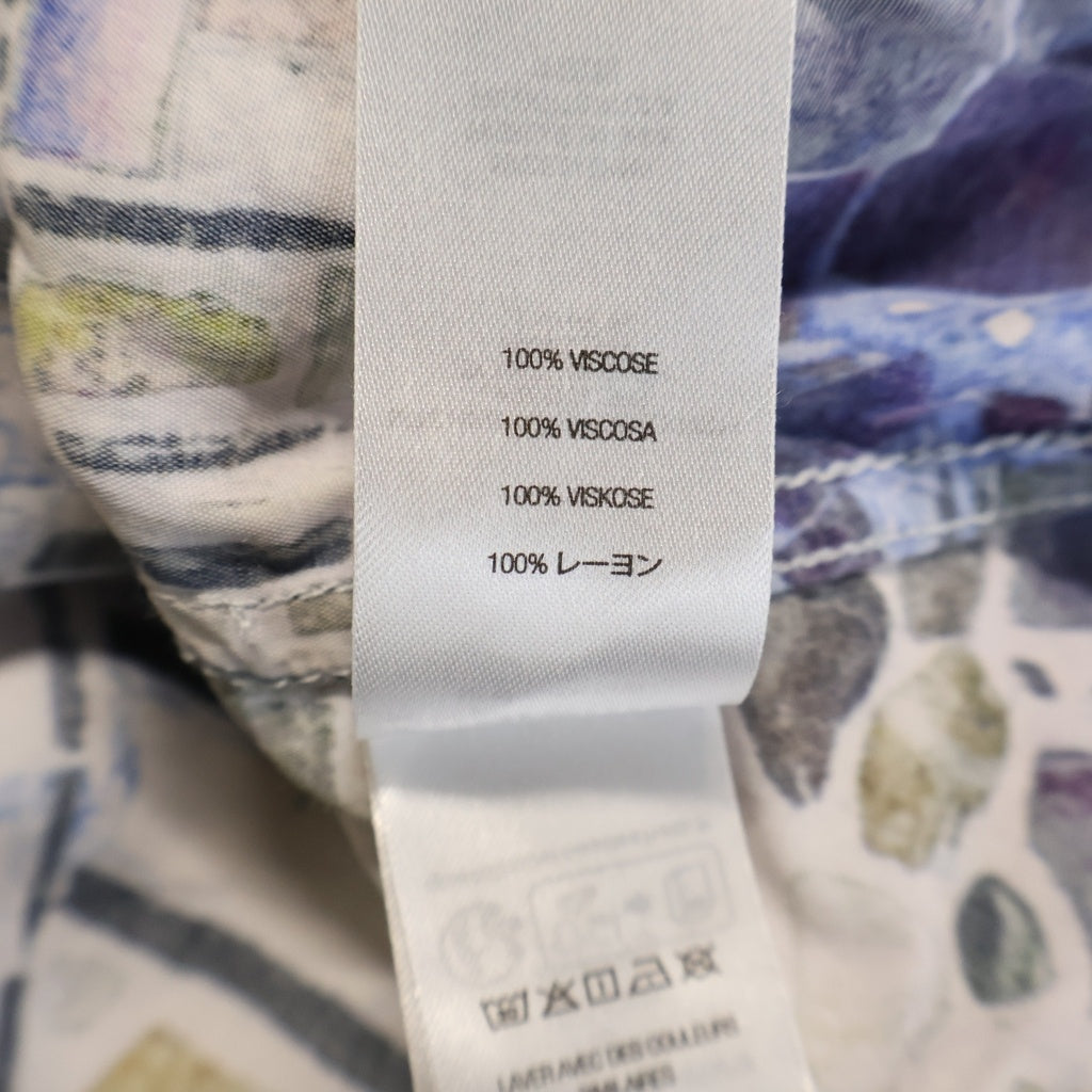 SUPREME(シュプリーム) 24SS Mosaic S/S Shirt モザイク 半袖開襟シャツ ブルー