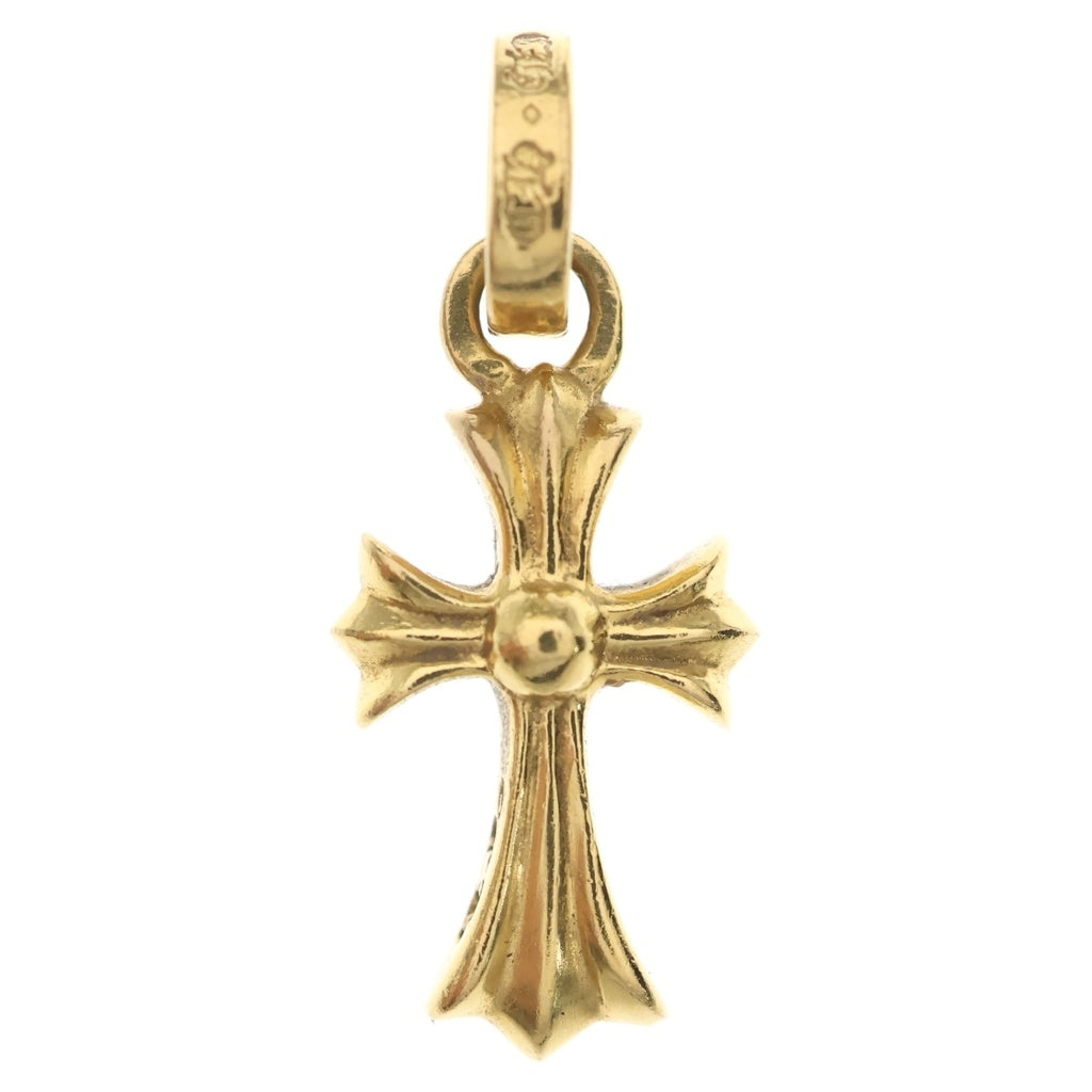 CHROME HEARTS(クロムハーツ) 22K CRS BBYFAT DMND ベイビーファット PAVEダイヤ チャーム ネックレストップ ゴールド BCA035