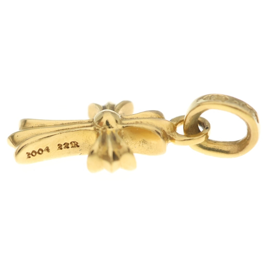 CHROME HEARTS(クロムハーツ) 22K CRS BBYFAT DMND ベイビーファット PAVEダイヤ チャーム ネックレストップ ゴールド BCA035