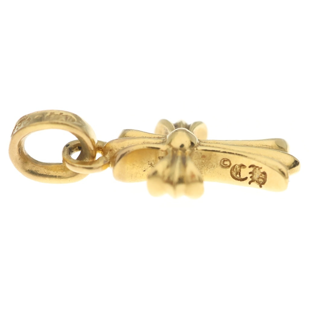 CHROME HEARTS(クロムハーツ) 22K CRS BBYFAT DMND ベイビーファット PAVEダイヤ チャーム ネックレストップ ゴールド BCA035