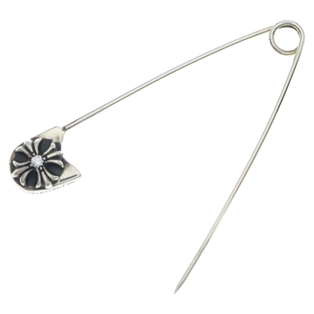 CHROME HEARTS(クロムハーツ) SAFETYPIN LG 1DIA セーフティピン ラージ 1ダイヤ シルバー BCA309