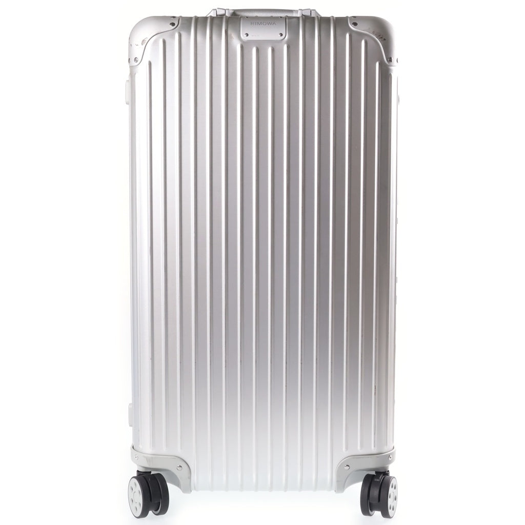 RIMOWA(リモワ) ORIGINAL TRUNK PLUS オリジナル トランク プラス アルミニウム 大容量 キャリーバッグ スーツケース 105L シルバー 92580004