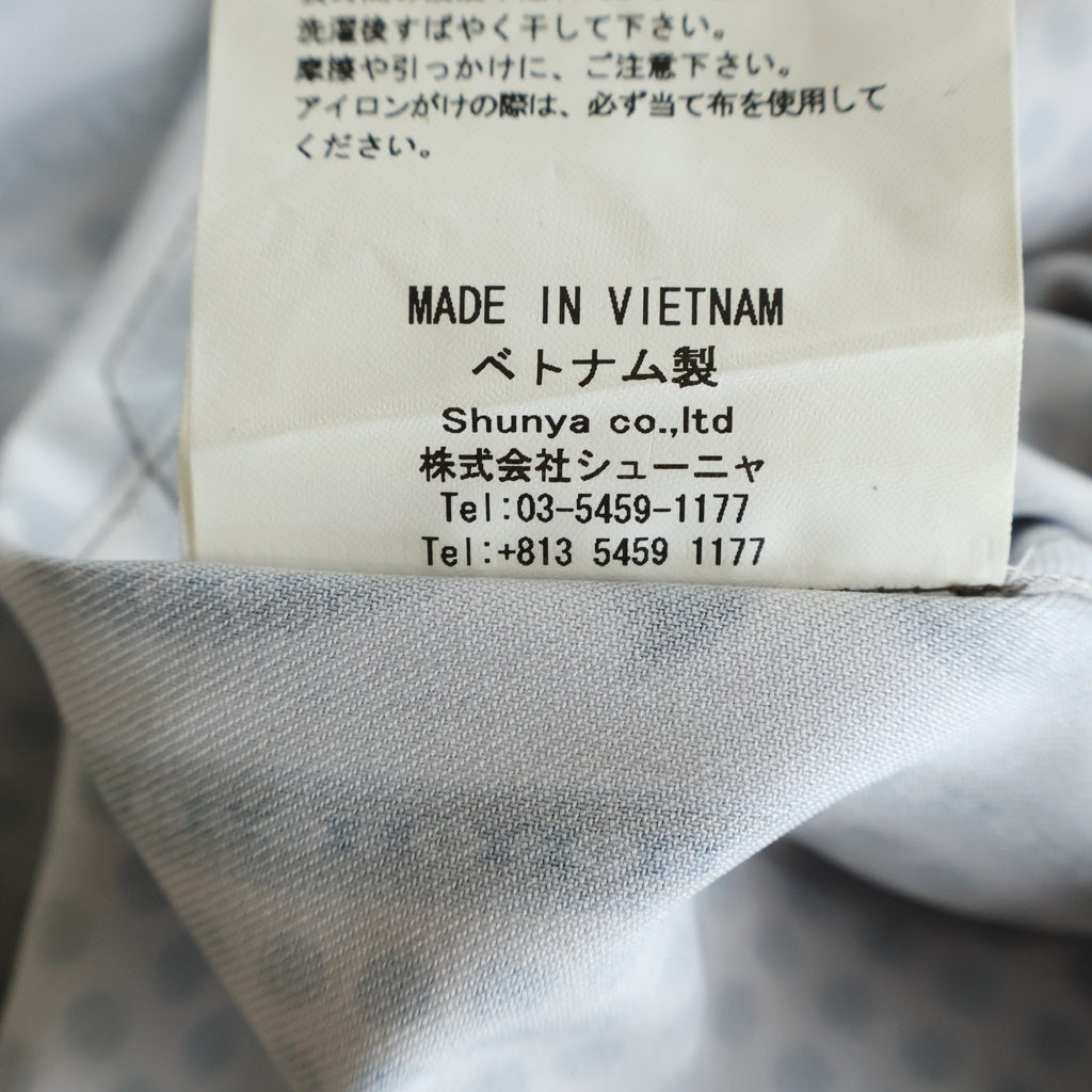 Children of the discordance(チルドレンオブザディスコーダンス) PERSONAL DATA PRINT SHIRT パーソナルデータプリント 総柄長袖シャツ ブラウン COTDSH-122D