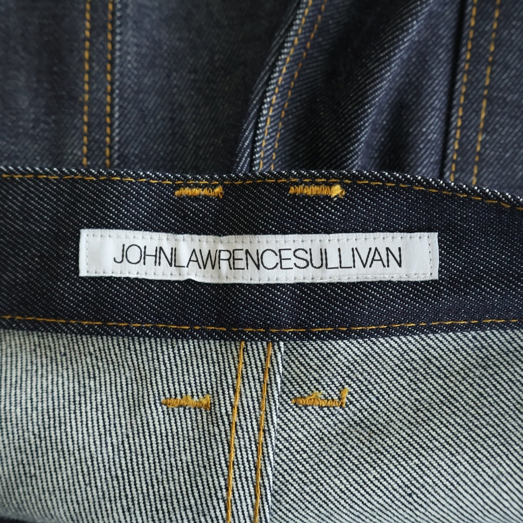 JOHN LAWRENCE SULLIVAN(ジョンローレンスサリバン) RIGID DENIM ZIPPED PANTS リジッドデニム ジップドパンツ ジーンズ インディゴ JLS-02-19