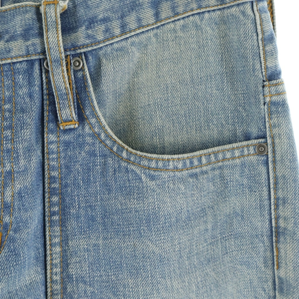 SUGARHILL(シュガーヒル) 21SS Double Knee Bell Bottom ダブルニーベルボトム フレアデニムパンツ インディゴ 21SSPT04