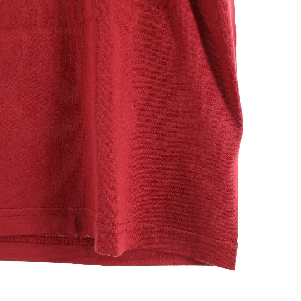 STUSSY(ステューシー) 00S OLD デッドストック 紺タグ ドリップ グラフィックプリント クルーネック半袖Tシャツカットソー レッド