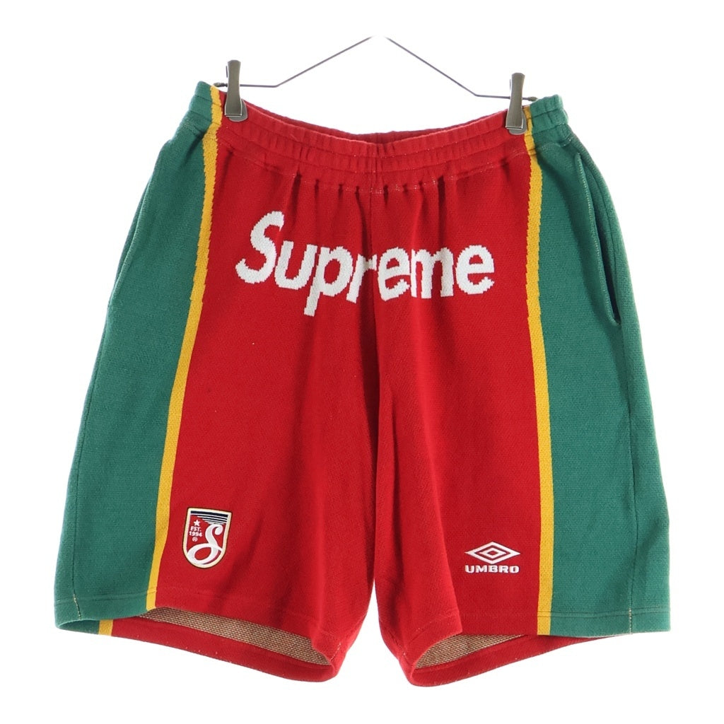 SUPREME(シュプリーム) 25SS ×Umbro Knit Soccer Short アンブロ ニットサッカーショーツ レッド