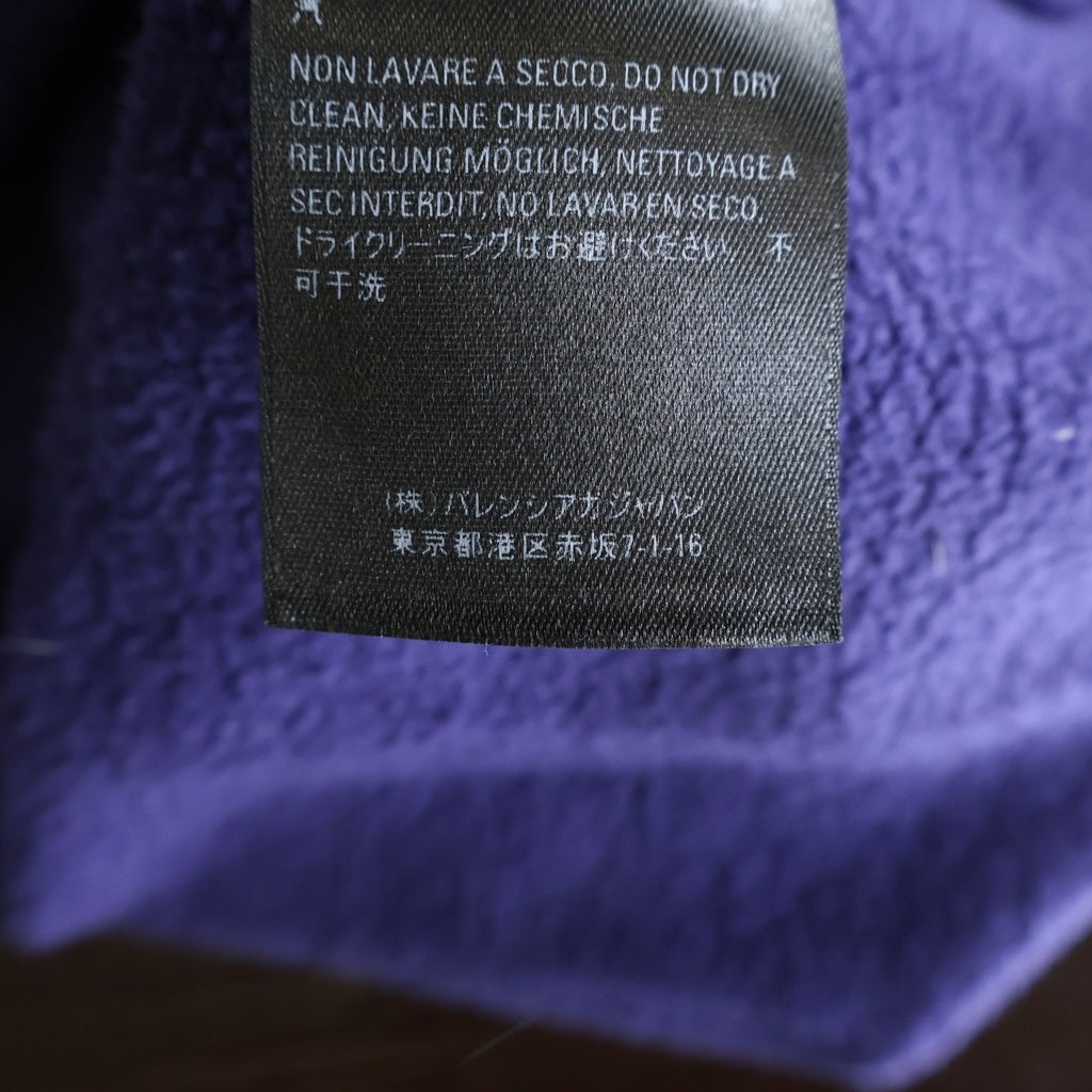 BALENCIAGA(バレンシアガ) Dry Cleaning Boxy Hoodie ドライクリーニング ボクシーフーディー プルオーバーパーカー ネイビー 661711 TKVF9
