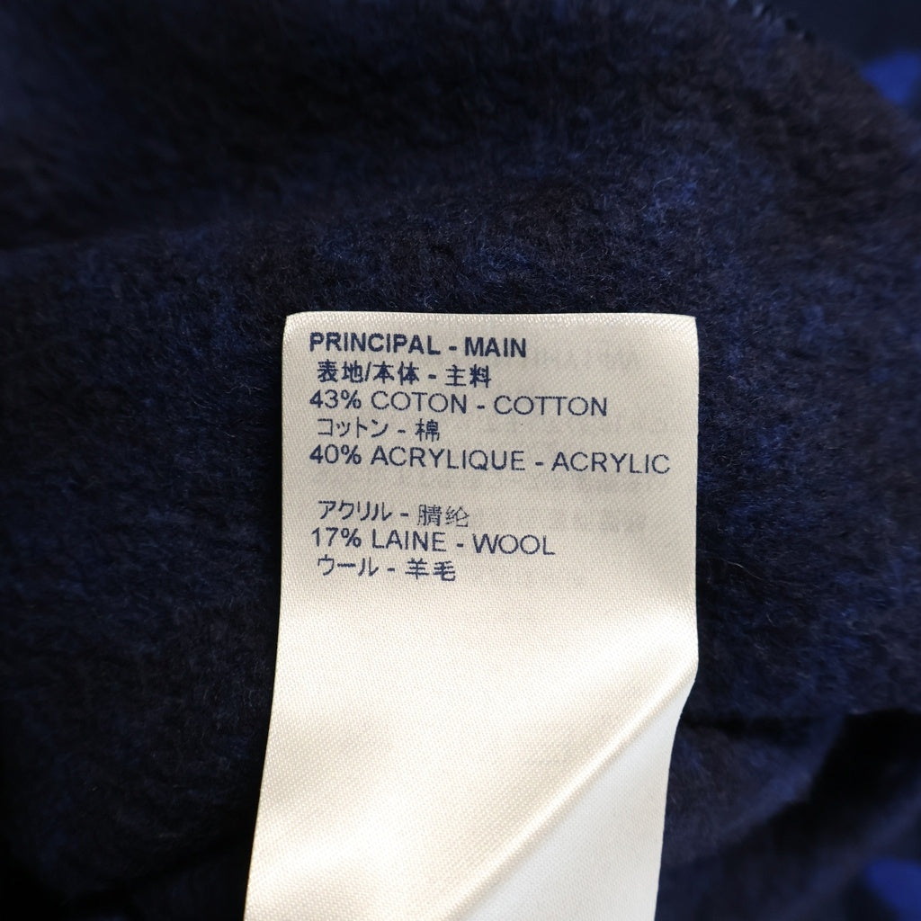 LOUIS VUITTON(ルイヴィトン) 19AW Monogram Jacquard CREW NECK モノグラムジャガードクルーネックスウェットトレーナー ブルー RM192M NPH HHY14W